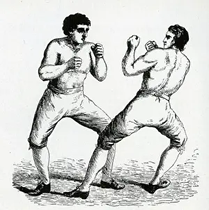 Humphries: Daniel Mendoza and Richard Humphries in boxing match