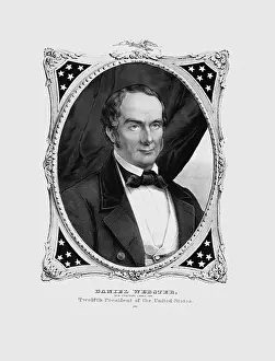 Webster: Daniel Webster lithograph portrait, 1847