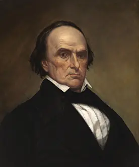 Triumvirate: Daniel Webster in painting by Samuel B. Foster