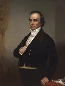 Triumvirate: Daniel Webster, posthumous portrait of 1861