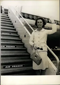 Chanel: Danielle Darrieux, French actress, en route for New York