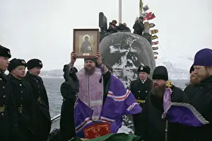 Blessing: Daniil Moskovsky nuclear-powered attack submarine
