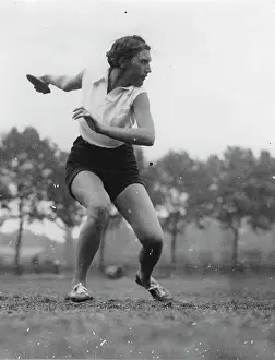 Pels: The Danish discus thrower Cor Pels during