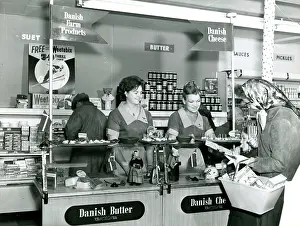Promotion: Danish food promotion counter