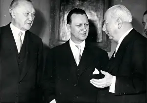 Hammerschmidt: Danish PM Hansen visiting Germany, Adenauer, Heuss