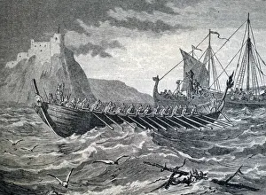 Vikings: Danish ships about to make landfall on the English