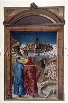 Divina: Dante Divine Comedy: Dante & Beatrice behold Hell