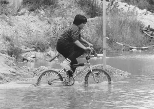 Tricycles: Danube flood in Vienna 1985