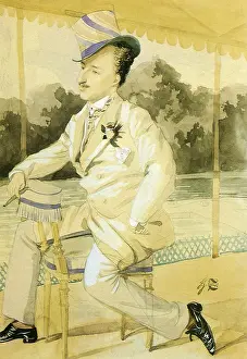 Awning: Dapper Man, by Tissot