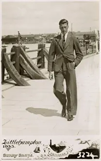 Debonair: Dapper young gent on Seafront at Littlehampton - Sunny Snaps