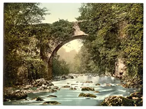 Dargle: The Dargle Bridge. County Wicklow, Ireland