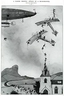 Dropper: A Daring Frontal Attack on a Bomb Dropper, WW1