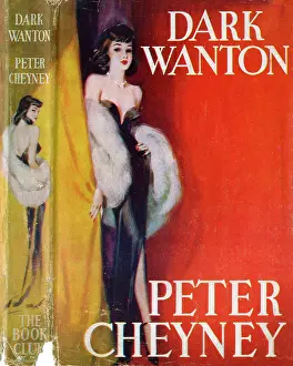 Slinky: Dark Wanton - book jacket design by David Wright