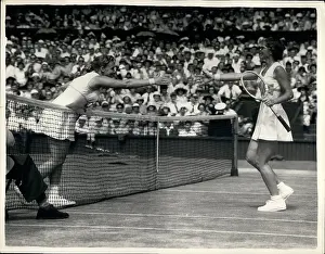 Darlene: Darlene Hard and Dorothy Knode at Wimbledon