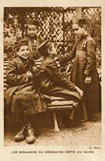 Coptic: The Darling Boys of the Coptic Seminary, Cairo, Egypt