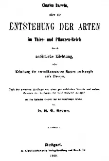 Arten: Darwin, Charles Robert, 12.2.1809 - 19.4.1882