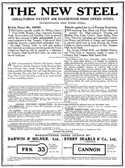 Darwins: Darwin & Milner Cobaltcrom Tungstenless