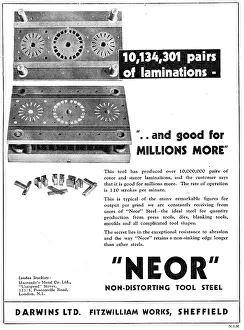 Darwins: Darwins NEOR Non-Distorting Tool Steel
