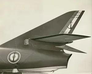 Etendard: Dassault Etendard IVM rear fuselage at RAE Thurleigh