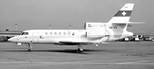 Luton: Dassault Falcon 50 HB-IEV