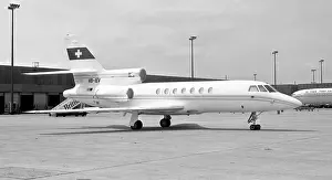 Luton: Dassault Falcon 50 HB-IEV