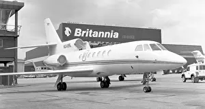 Luton: Dassault Falcon 50 N349K