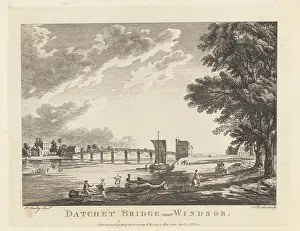 G. Kearsley: Datchet Bridge, near Windsor, on the River Thames
