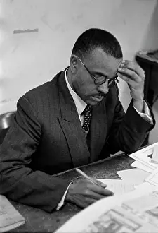 Ezekiel: NO DATE - Ezekiel Mphahlele, Drum Editorial. (Photograph