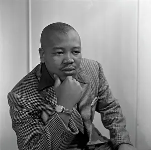 Lefty: NO DATE: - Lefty Maruping, Photo Librarian. (Photograph