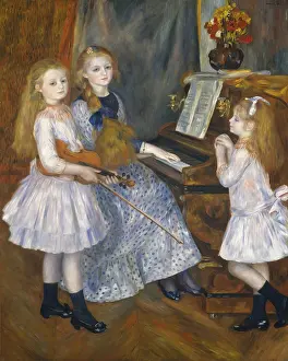 Huguette: The Daughters of Catulle Mendes, by Renoir