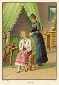 Gertrud: DAUGHTER'S HAIR BY MAMA