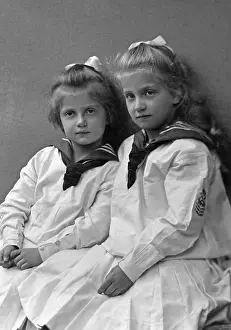The daughters of the King of Saxony, 1906