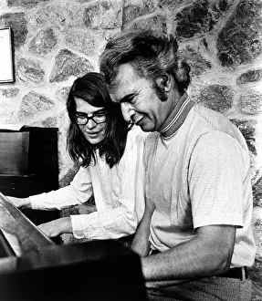 Brubeck: Dave Brubeck and son Chris playing piano, ?