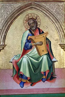 Harp: David Artist: Lorenzo Monaco