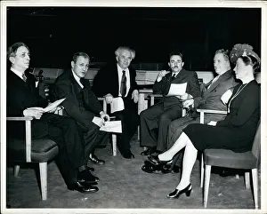 Gurion: David Ben Gurion with others in New York, USA