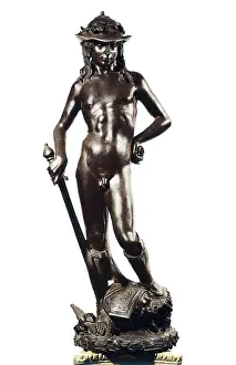 Bargello: David, bronze sculpture by Donatello