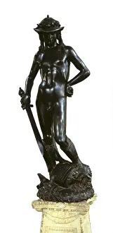Bargello: David, bronze sculpture by Donatello