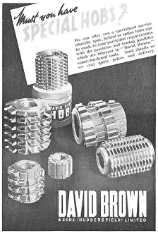 Helical: David Brown Helical Spline Hobs