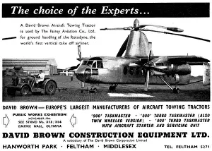Taskmaster: David Brown Taskmaster Aircraft Tractors 1958