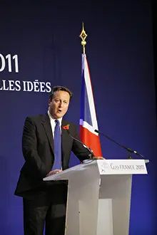 Blue Tie: David Cameron MP