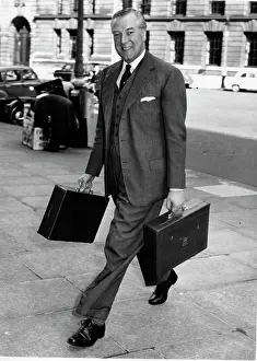 Paymaster: David Eccles, English Conservative politician, London