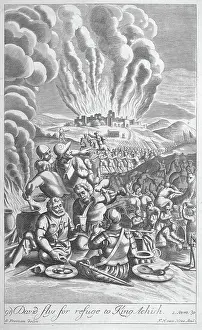Reuben Luke Collection: David flees for refuge to King A ??