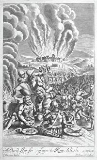 Reuben Luke Collection: David flees for refuge to King A ??