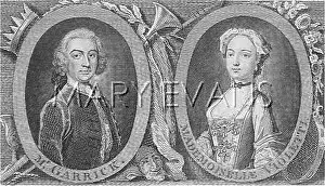 Ovals: David Garrick and his wife