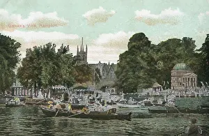 Hampton: David Garrick's Villa on the River Thames at Hampton