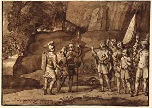 1650s: David and the Heroes, by Claude Lorrain