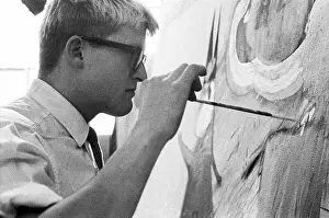 Draughtsman: David Hockney - English painter, draughtsman and printmaker