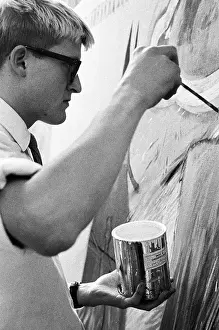 Draughtsman: David Hockney - English painter, draughtsman and printmaker