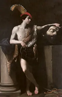 1605: David Holding the Head of Goliath, by Guido Reni