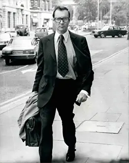 Thorpe: David Holmes en route to Thorpe trial, Old Bailey, London